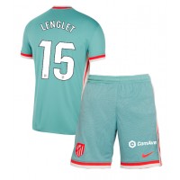 Atletico Madrid Clement Lenglet #15 Fotballklær Bortedraktsett Barn 2024-25 Kortermet (+ korte bukser)